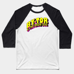 By-Tor and the Snow Dog Superhero-Style Logo Baseball T-Shirt